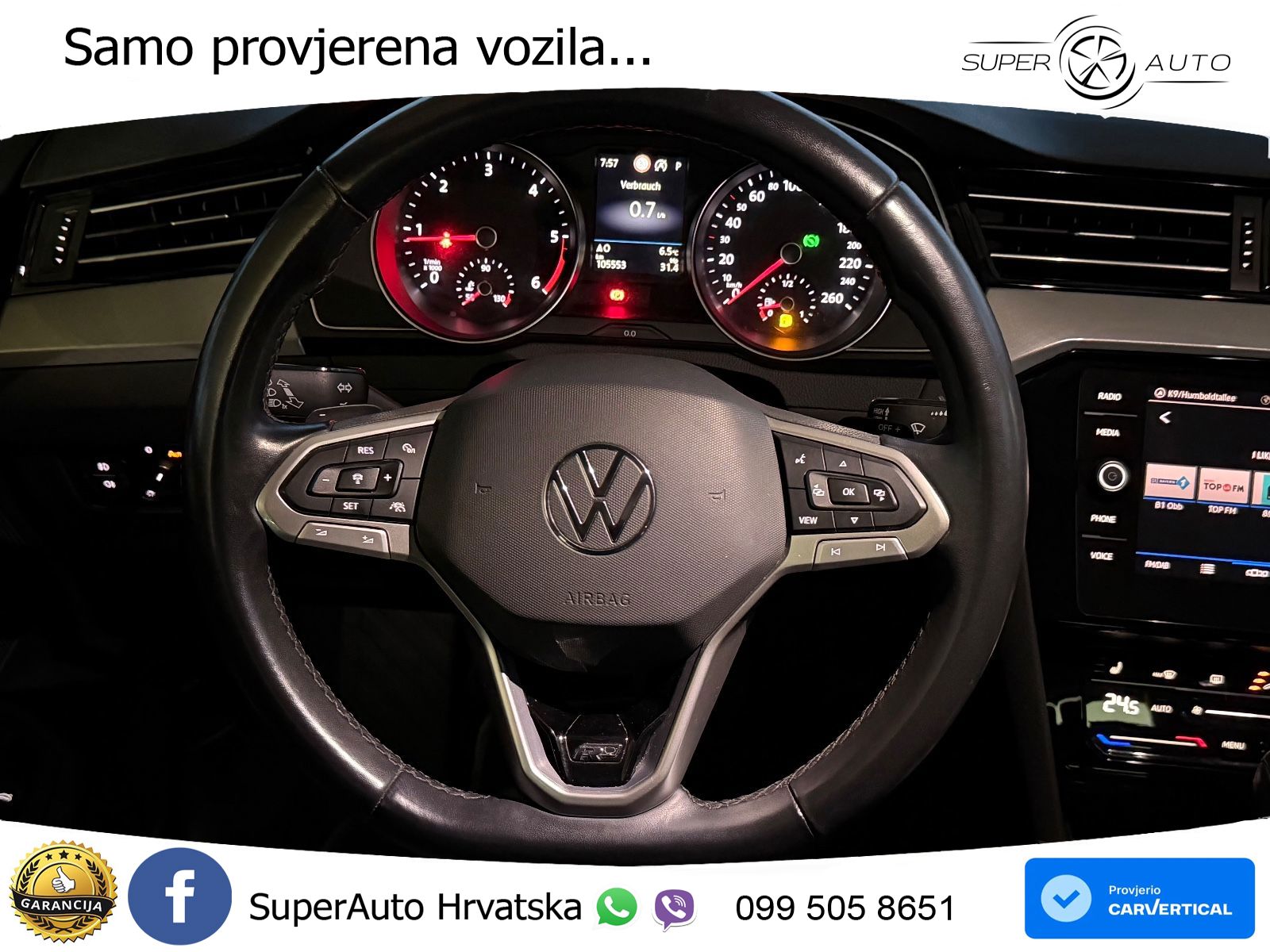 Volkswagen Passat Variant 2.0 TDI (150 KS) DSG R-Line LED+GR SJED+ACC