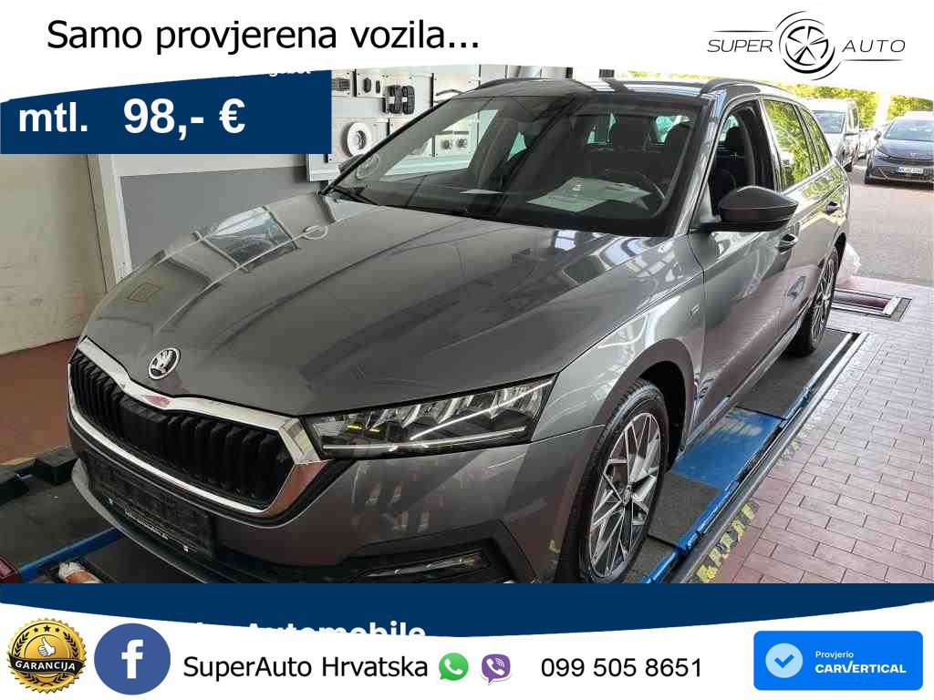 Škoda Octavia Combi 2.0 TDI (150 KS) DSG LED+GR SJED+ACC