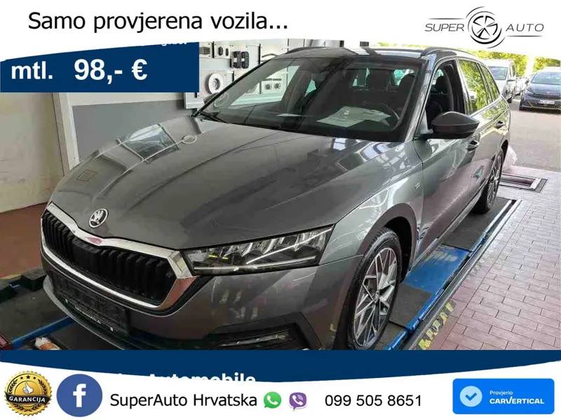 Škoda Octavia Combi 2.0 TDI (150 KS) DSG LED+GR SJED+ACC