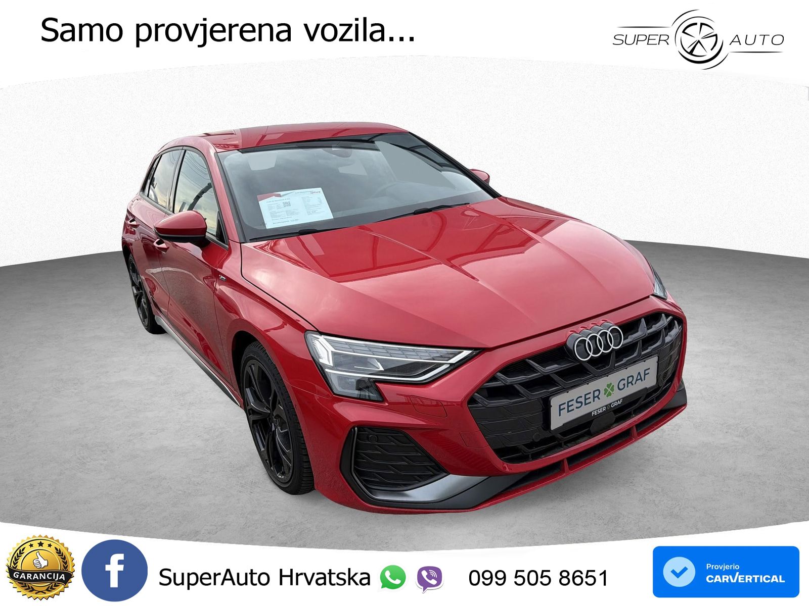 Audi A3 35 TFSI (150 KS) S tronic S line LED+GR SJED+ACC