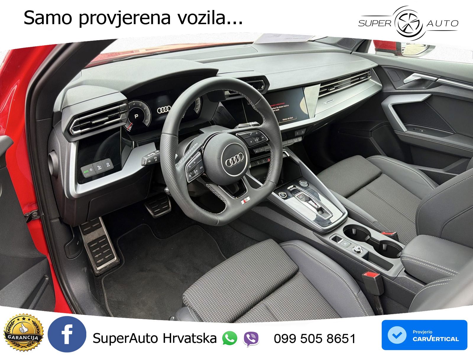 Audi A3 35 TFSI (150 KS) S tronic S line LED+GR SJED+ACC