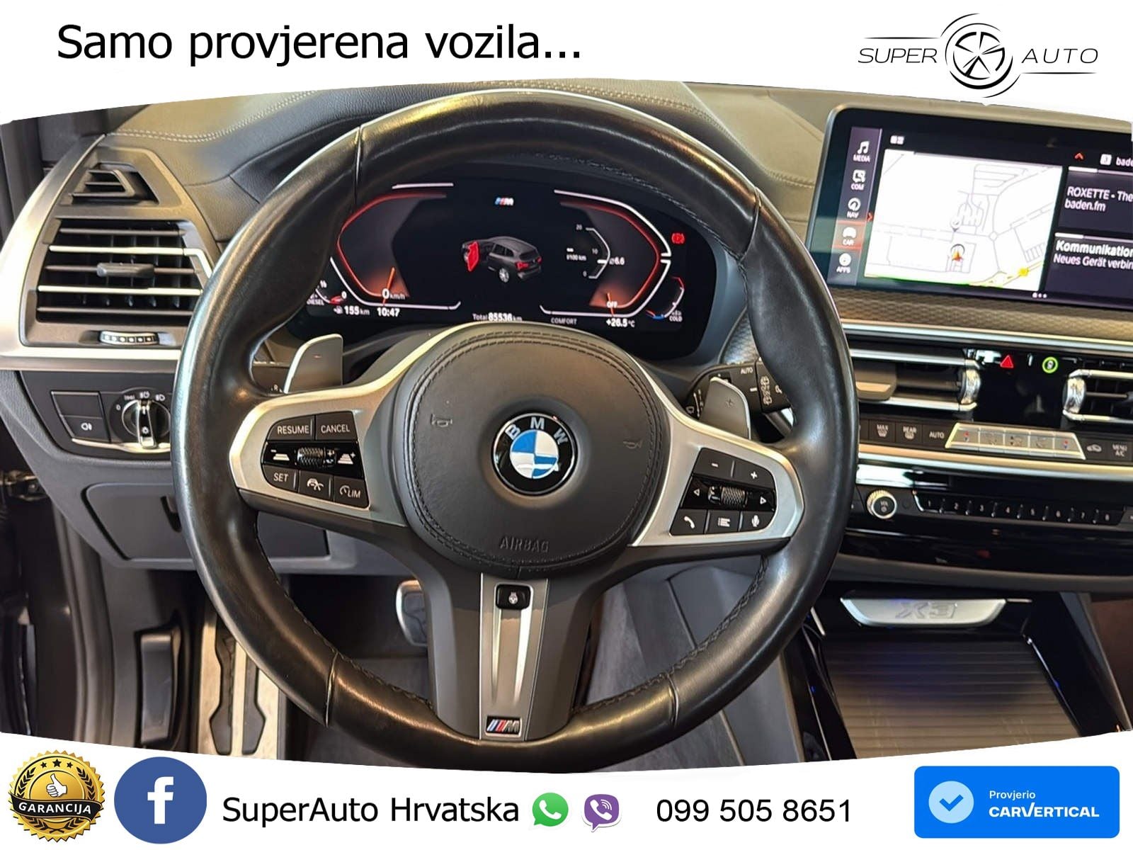 BMW X3 30d xDrive Steptronic M Sport LED+GR SJED+ACC