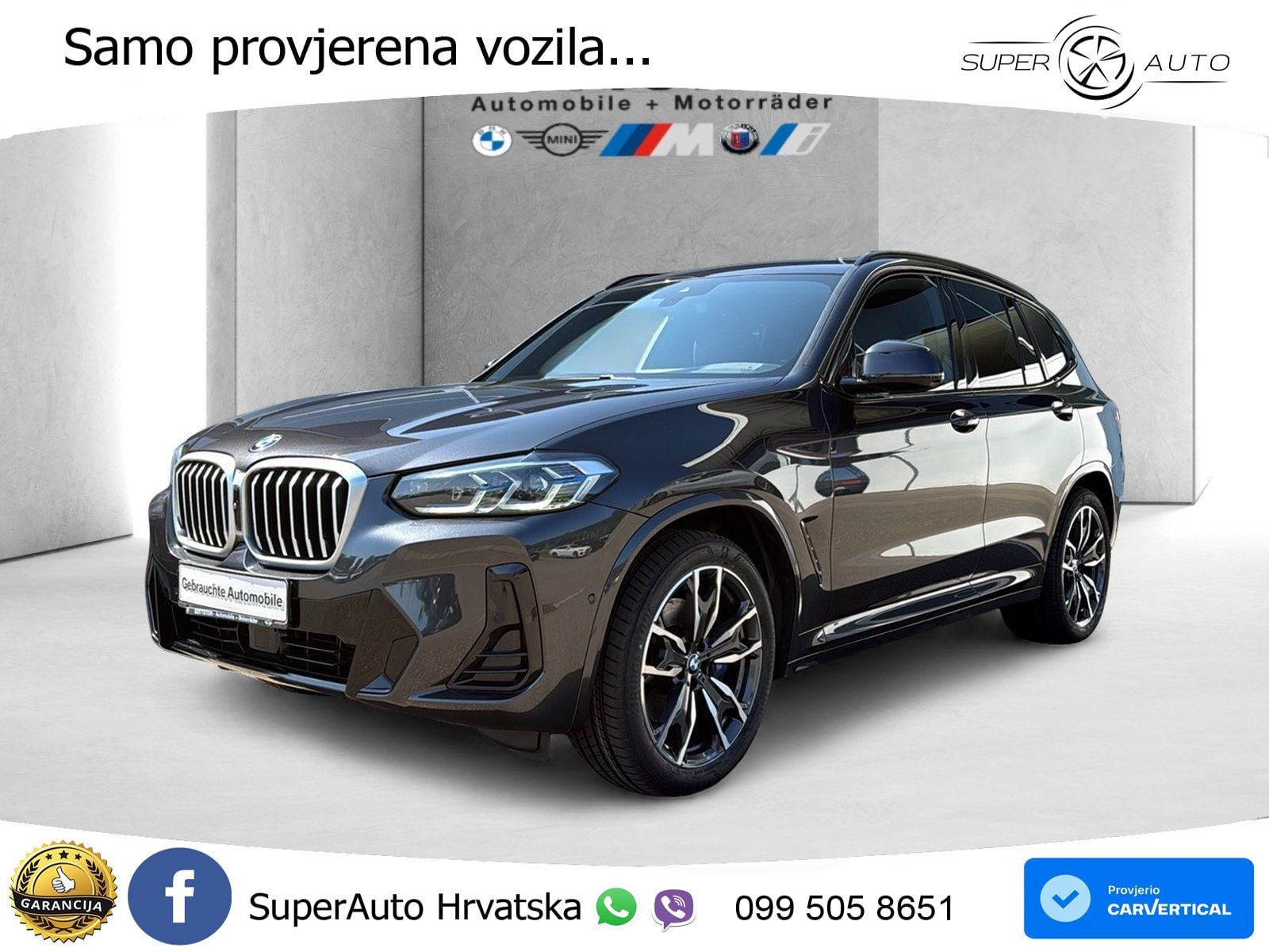 BMW X3 30d xDrive Steptronic M Sport LED+GR SJED+ACC