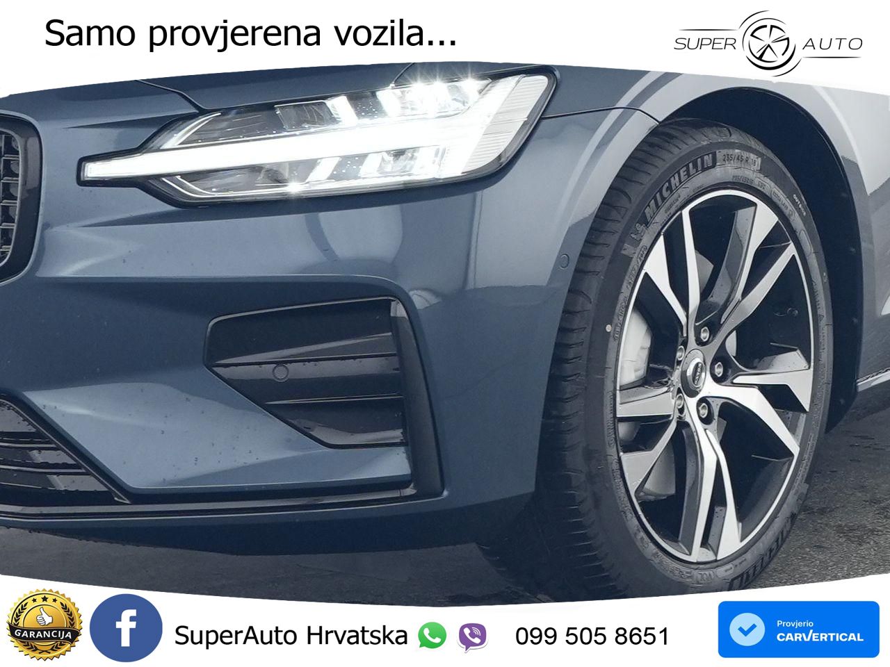 Volvo V60 2.0 B4 Benzin DCT ACC+HEAD+4xGR SJED+360+PANO