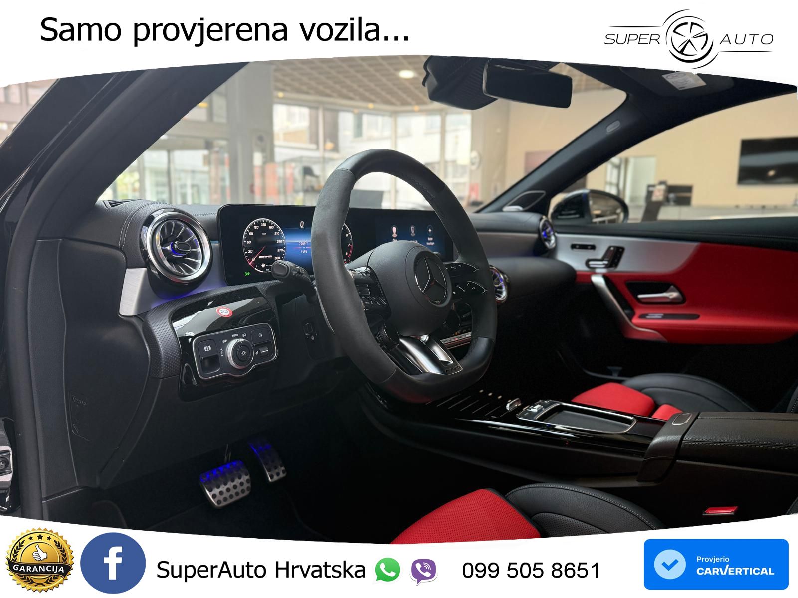 Mercedes-Benz AMG A 45 S 4MATIC+ AMG SPEEDSHIFT DCT 8G ACC+HEAD+GR SJED+360+PANO
