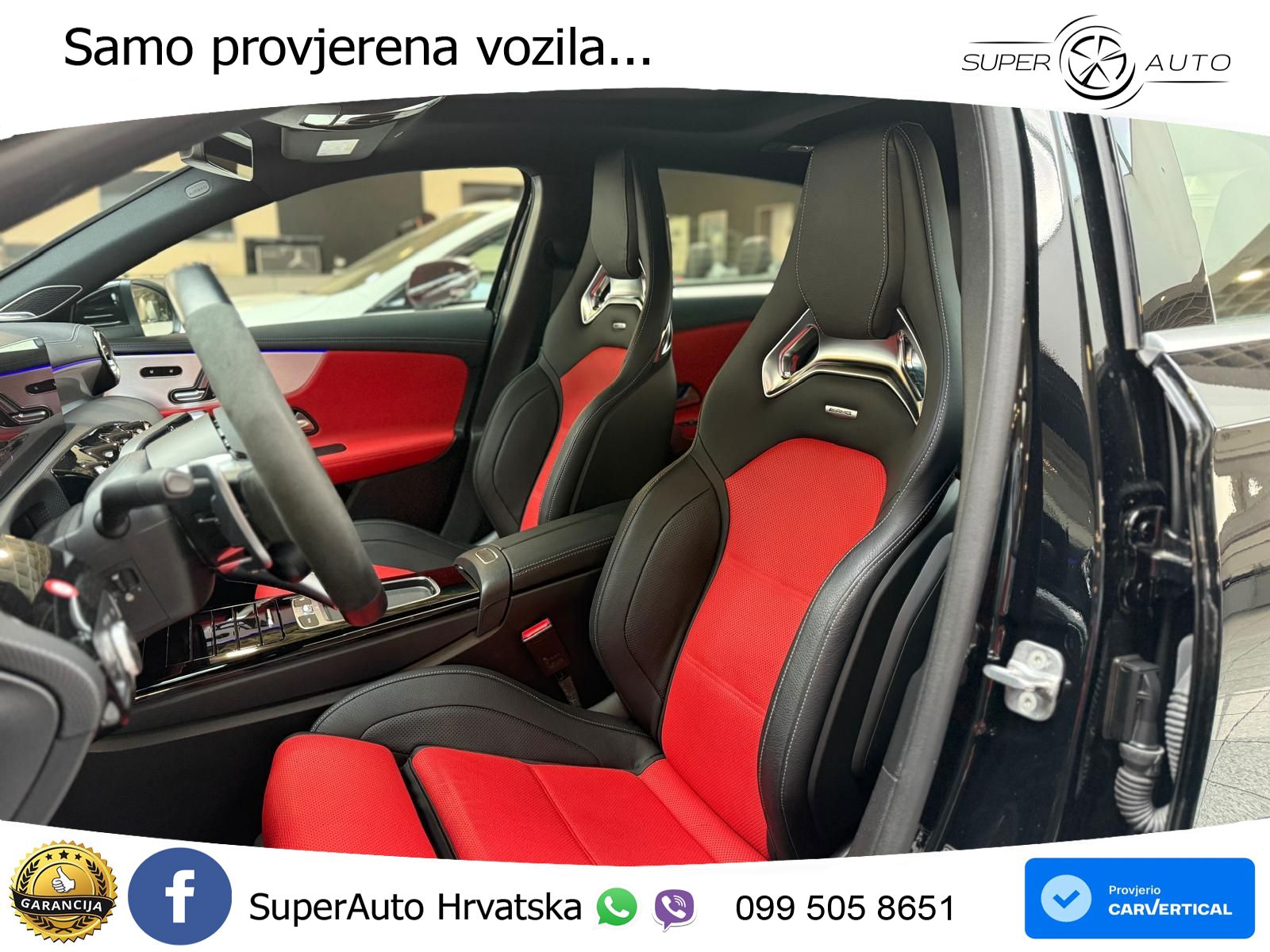 Mercedes-Benz AMG A 45 S 4MATIC+ AMG SPEEDSHIFT DCT 8G ACC+HEAD+GR SJED+360+PANO
