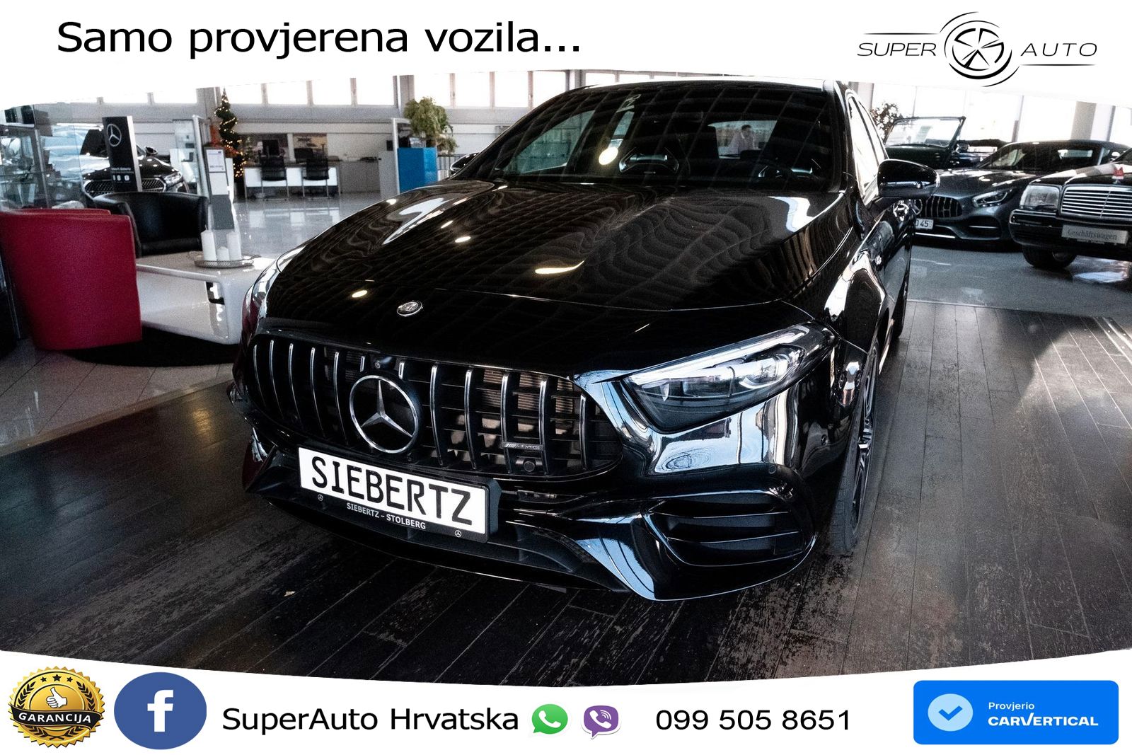 Mercedes-Benz AMG A 45 S 4MATIC+ AMG SPEEDSHIFT DCT 8G ACC+HEAD+GR SJED+360+PANO