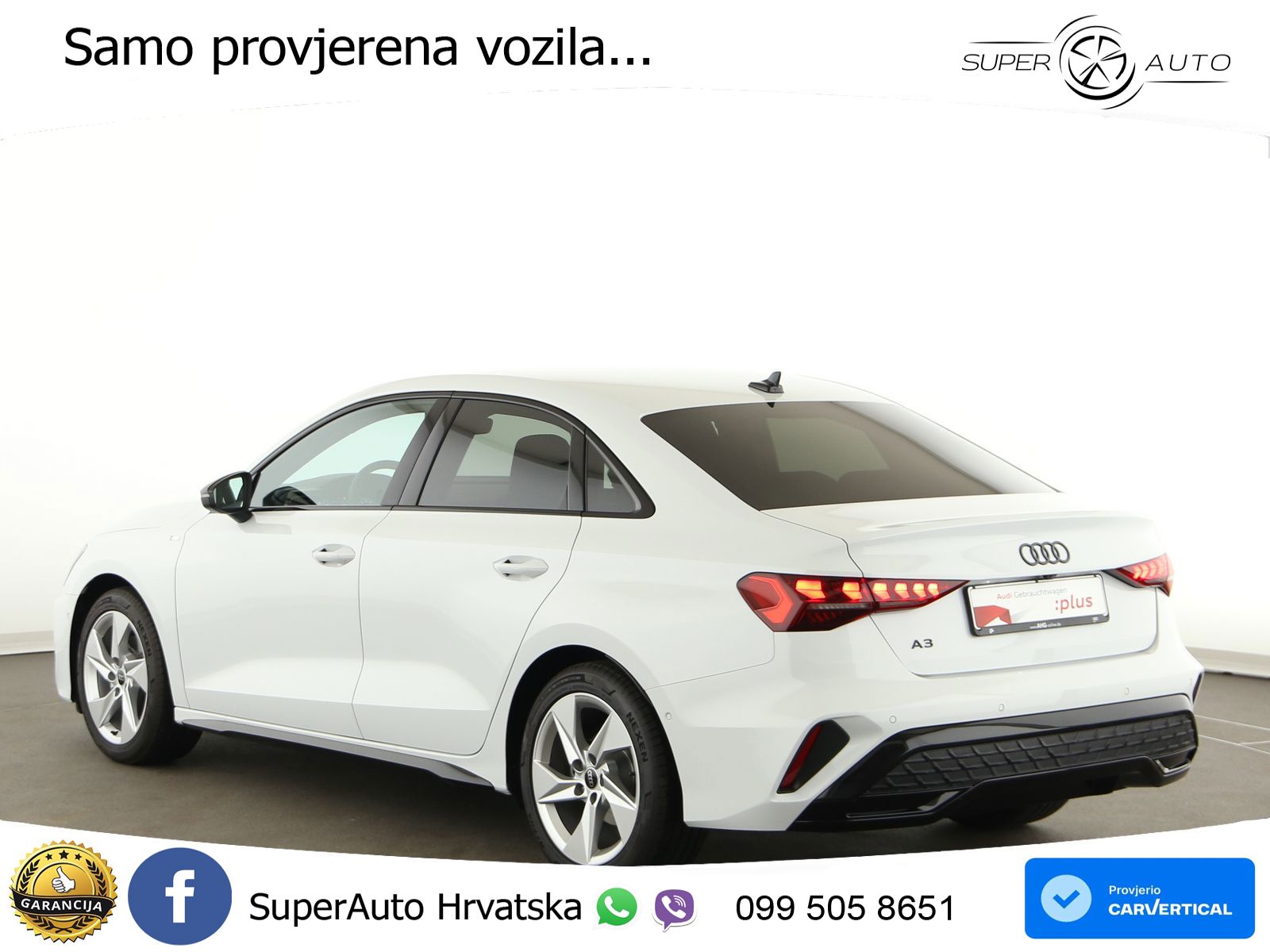 Audi A3 Limuzina 35 TFSI (150 KS) S tronic S line LED+GR SJED+ACC