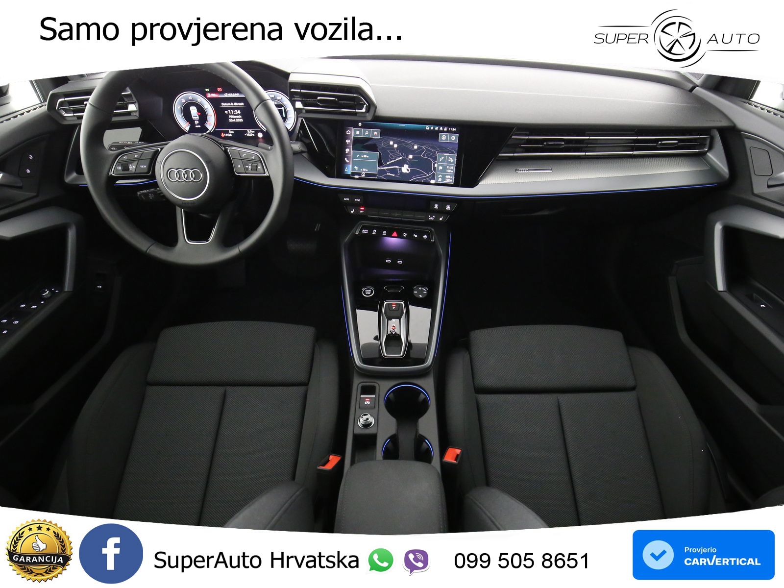 Audi A3 Limuzina 35 TFSI (150 KS) S tronic S line LED+GR SJED+ACC