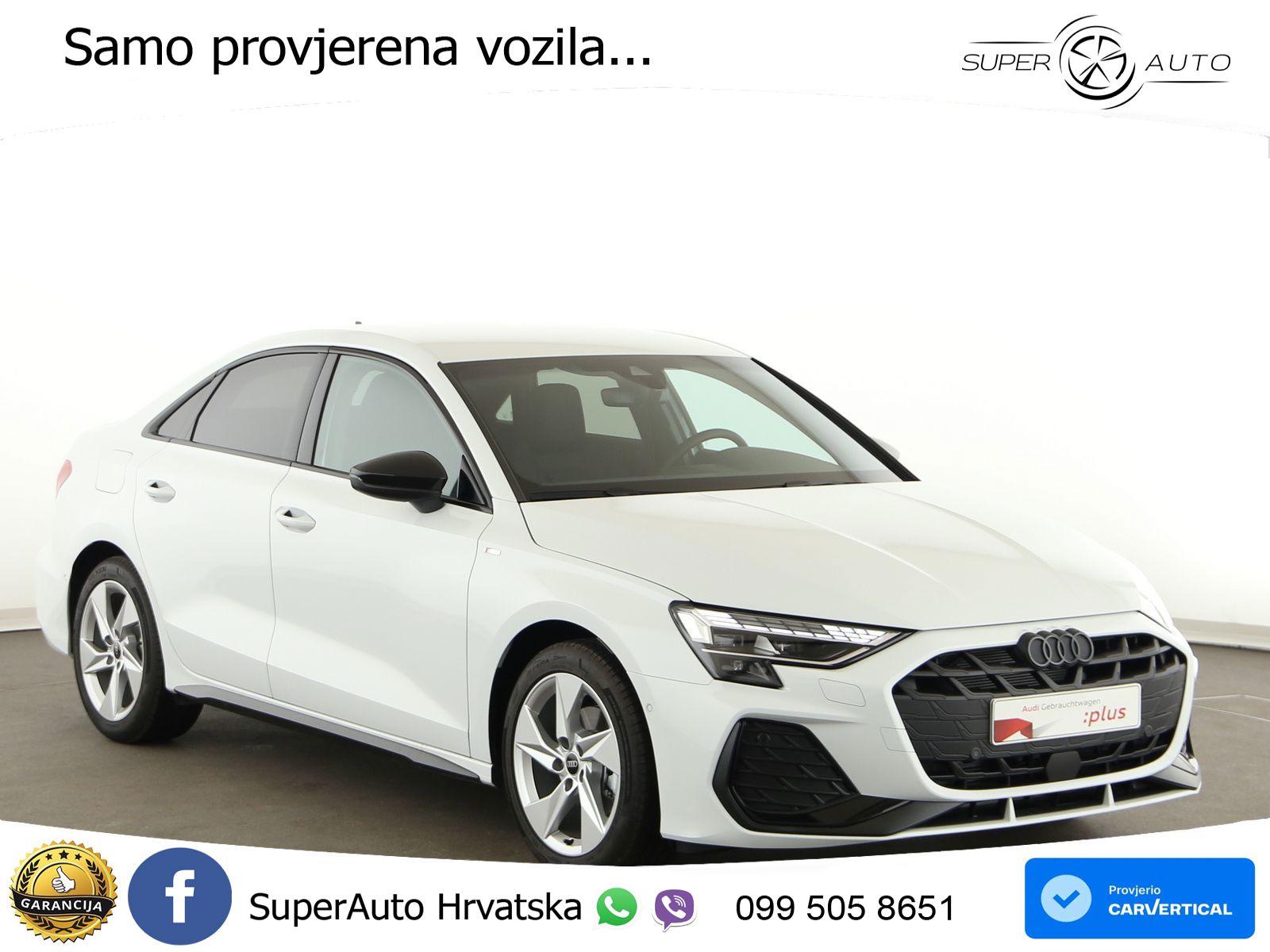 Audi A3 Limuzina 35 TFSI (150 KS) S tronic S line LED+GR SJED+ACC