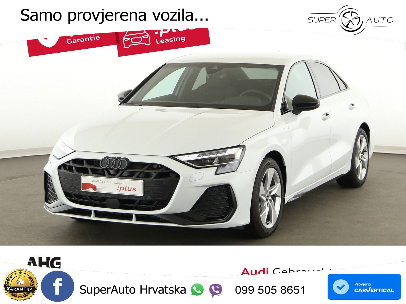 Audi A3 Limuzina 35 TFSI (150 KS) S tronic S line LED+GR SJED+ACC