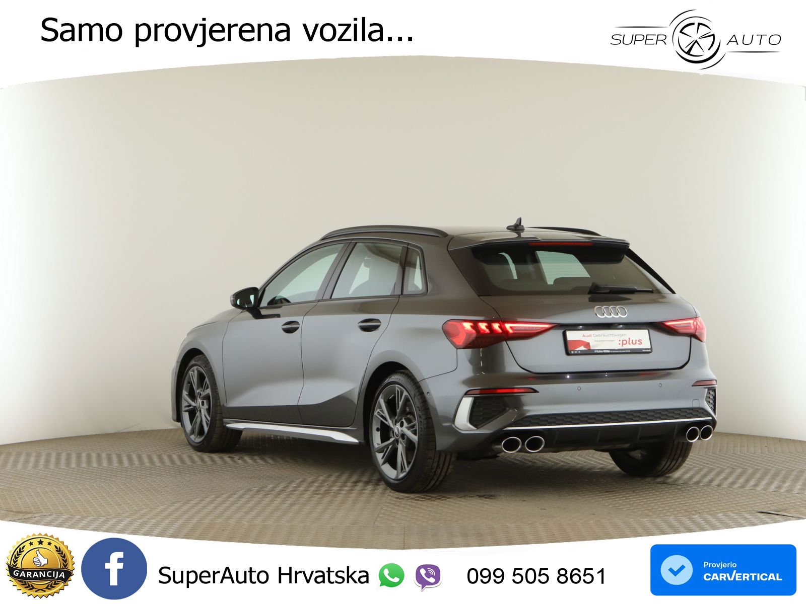 Audi S3 2.0 TFSI (310 KS) quattro S tronic MATRIX+GR SJED+KAM