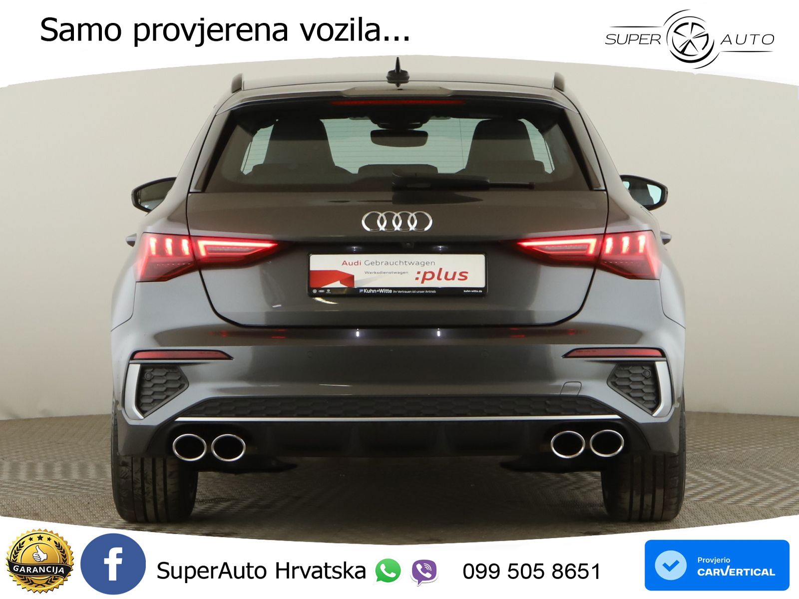 Audi S3 2.0 TFSI (310 KS) quattro S tronic MATRIX+GR SJED+KAM