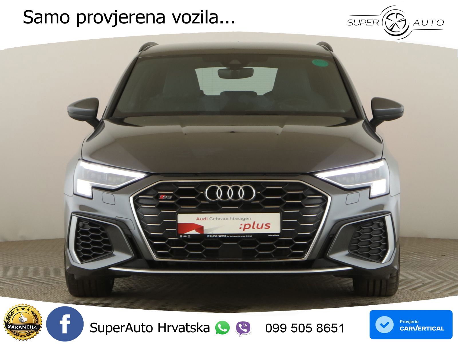 Audi S3 2.0 TFSI (310 KS) quattro S tronic MATRIX+GR SJED+KAM