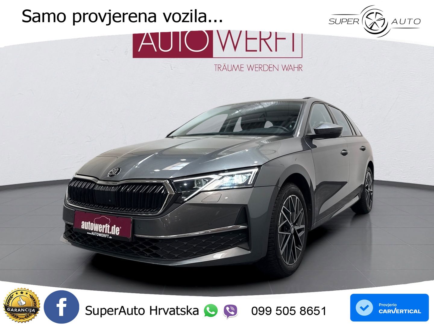 Škoda Octavia Combi 2.0 TDI (150 KS) DSG Selection LED+GR SJED+ACC