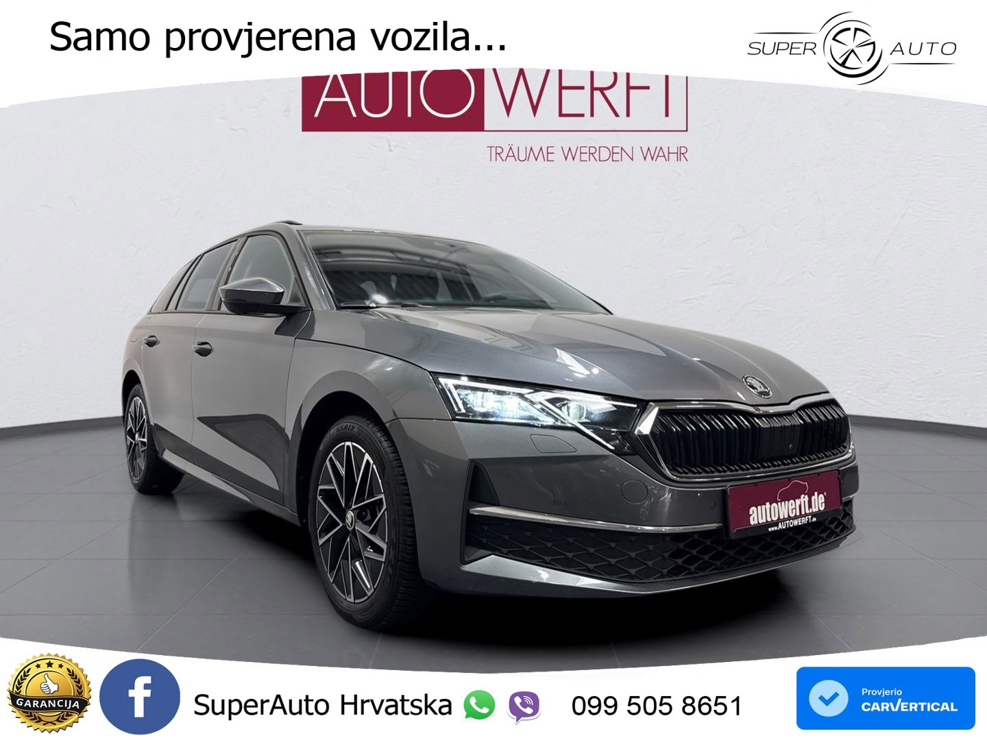 Škoda Octavia Combi 2.0 TDI (150 KS) DSG Selection LED+GR SJED+ACC