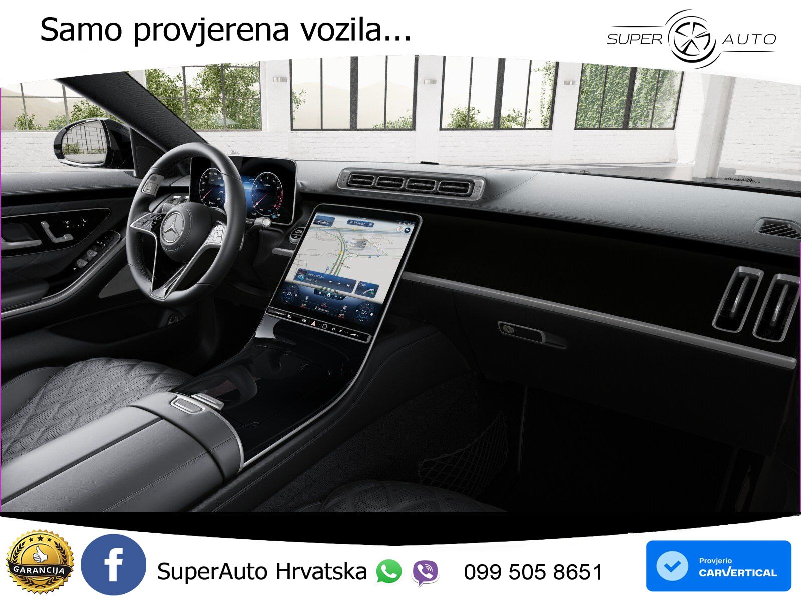 Mercedes S 580 V8 (503 KS) EQ Boost 4MATIC 9G-TRONIC ZRAČNI+ACC+4xGR SJED+360