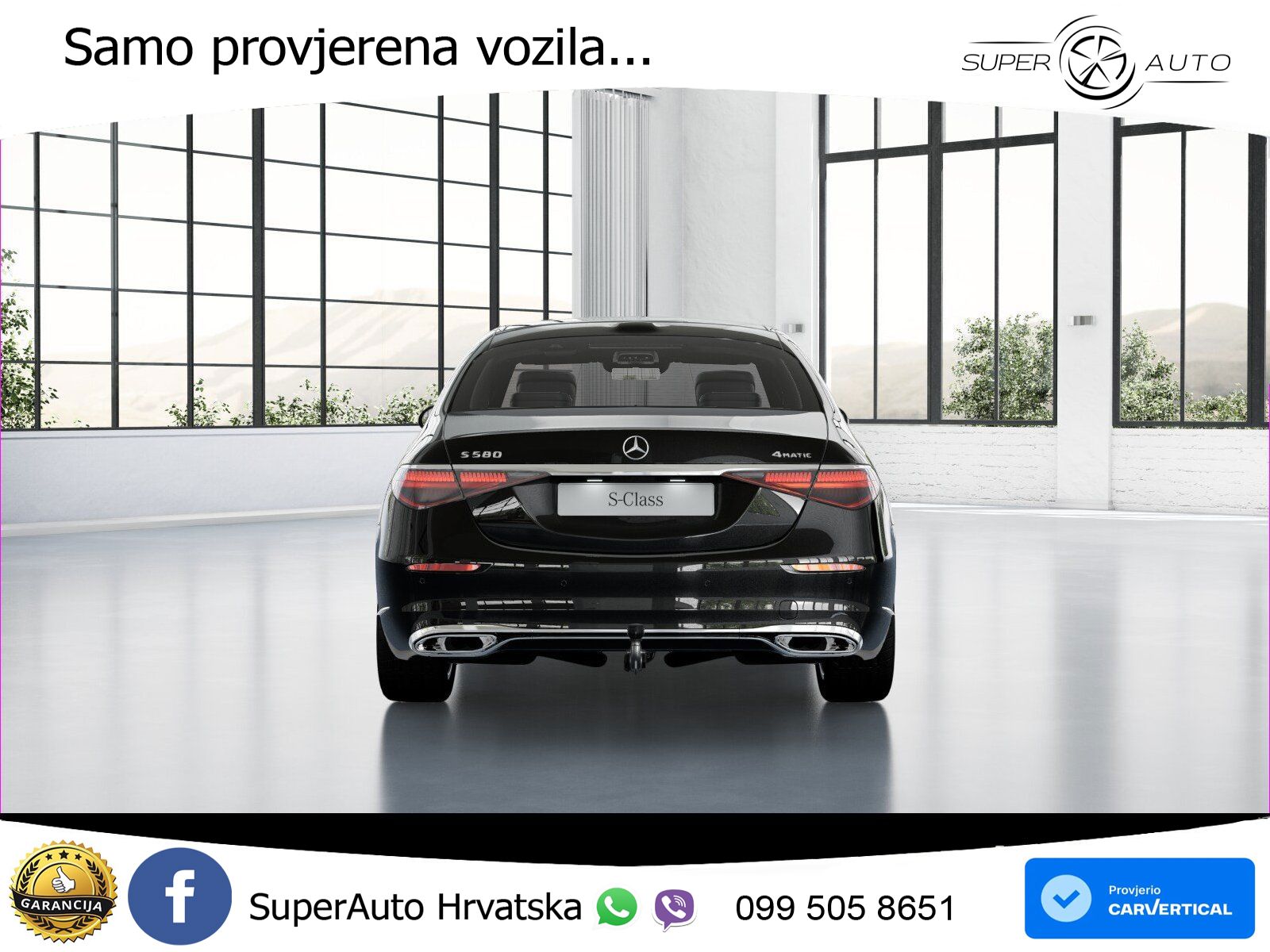 Mercedes S 580 V8 (503 KS) EQ Boost 4MATIC 9G-TRONIC ZRAČNI+ACC+4xGR SJED+360