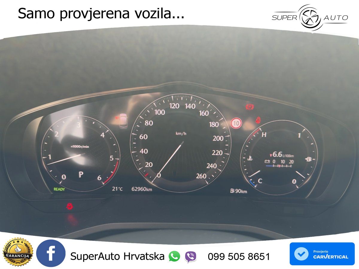 Mazda CX-60 3.3 e-Skyactiv D (254 KS) AWD Automatic LED+GR SJED+ACC