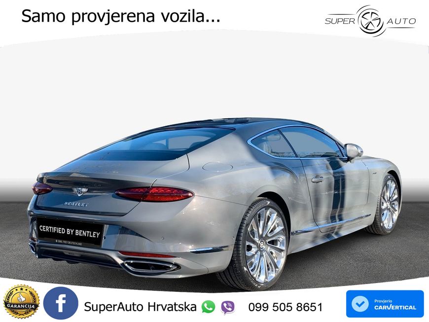 Bentley Continental GT IV 4.0 V8 TFSi (782 KS) AWD DCT LED+GR SJED+ACC