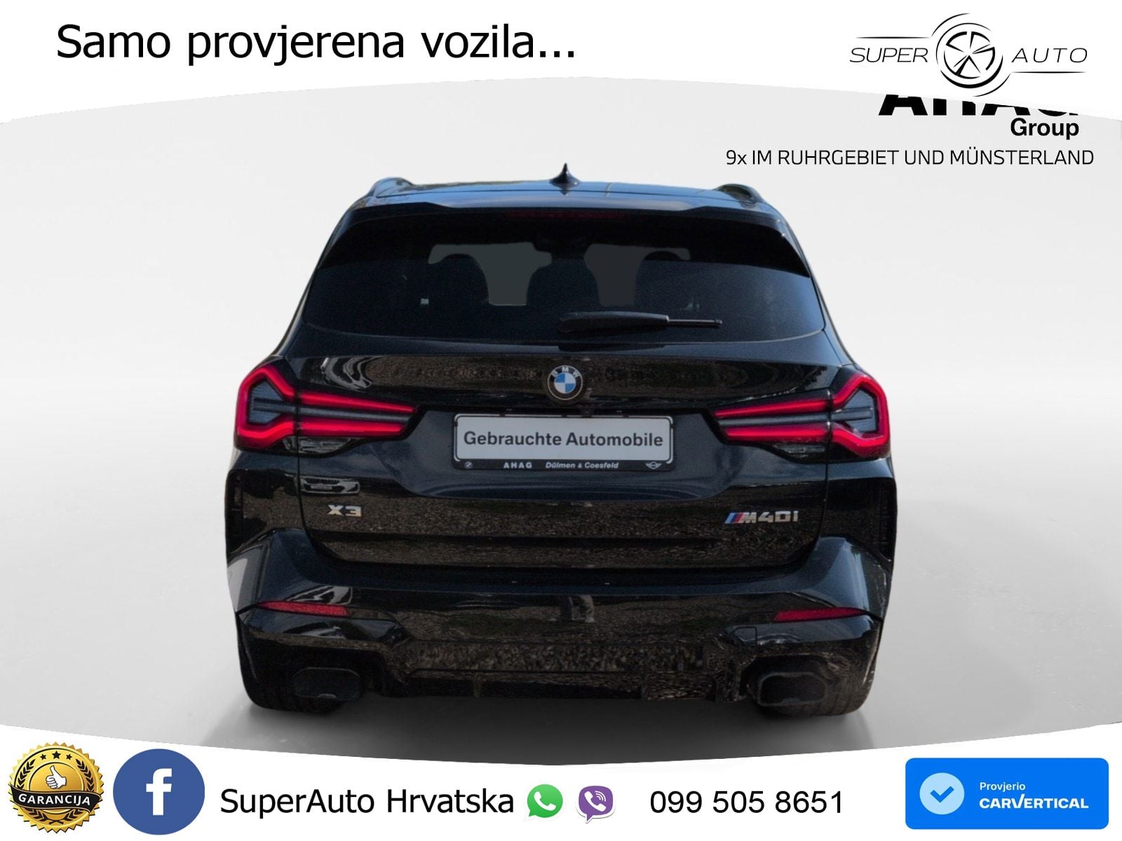 BMW X3 M40i xDrive Steptronic LED+GR SJED+ACC