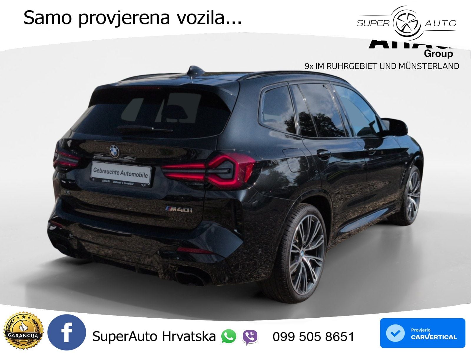 BMW X3 M40i xDrive Steptronic LED+GR SJED+ACC