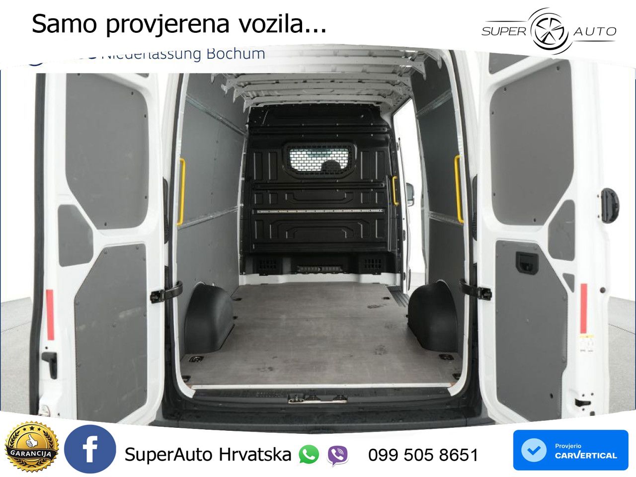 Volkswagen Crafter Kasten mittel Radstand AHK Kamera Euro6 140 KS