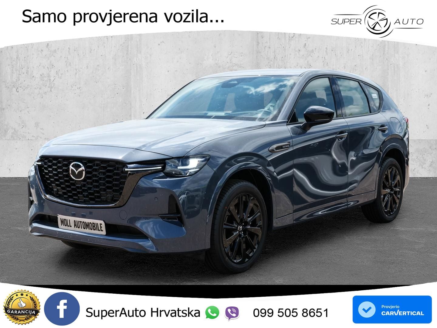 Mazda CX-60 3.3 e-Skyactiv D (254 KS) AWD Automatic LED+GR SJED+ACC