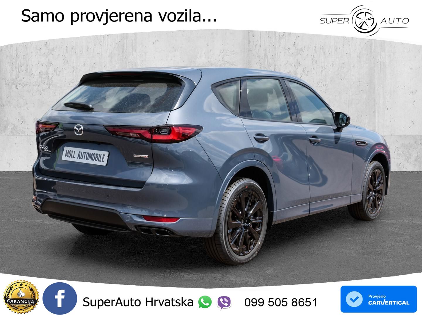 Mazda CX-60 3.3 e-Skyactiv D (254 KS) AWD Automatic LED+GR SJED+ACC