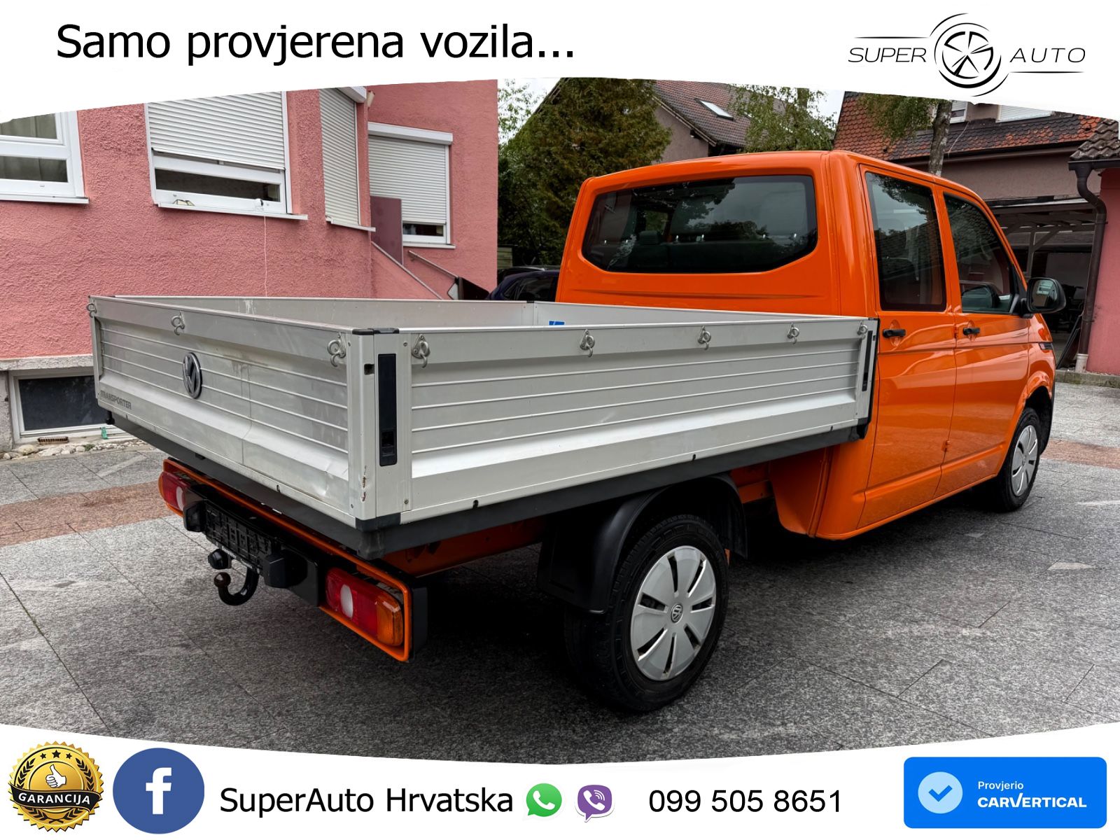 Volkswagen T6.1 Transporter 2.0 TDI DSG Pritsche Lang DoKa 150 KS
