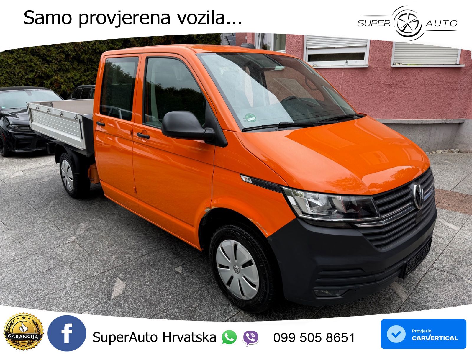 Volkswagen T6.1 Transporter 2.0 TDI DSG Pritsche Lang DoKa 150 KS
