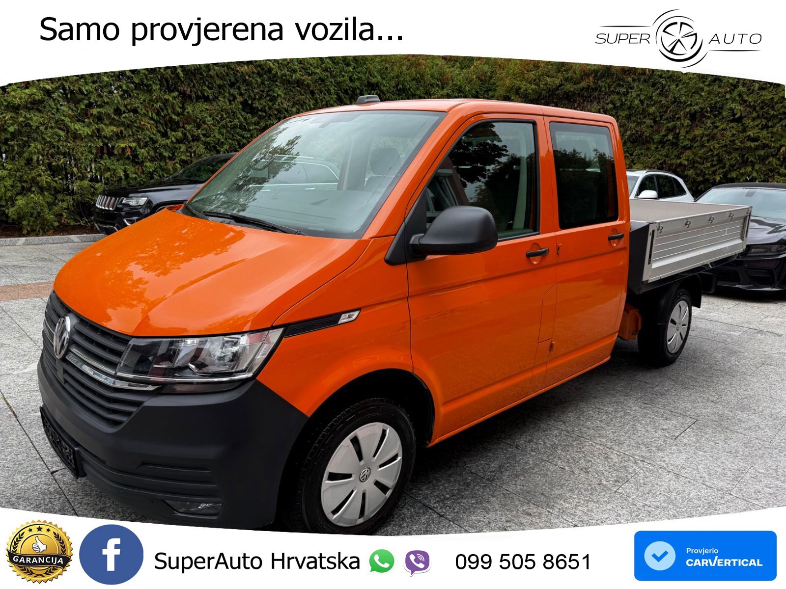 Volkswagen T6.1 Transporter 2.0 TDI DSG Pritsche Lang DoKa 150 KS
