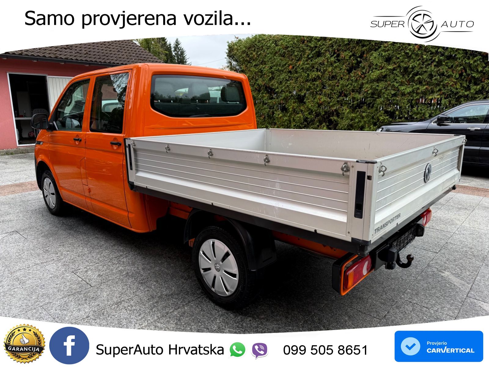 Volkswagen T6.1 Transporter 2.0 TDI DSG Pritsche Lang DoKa 150 KS