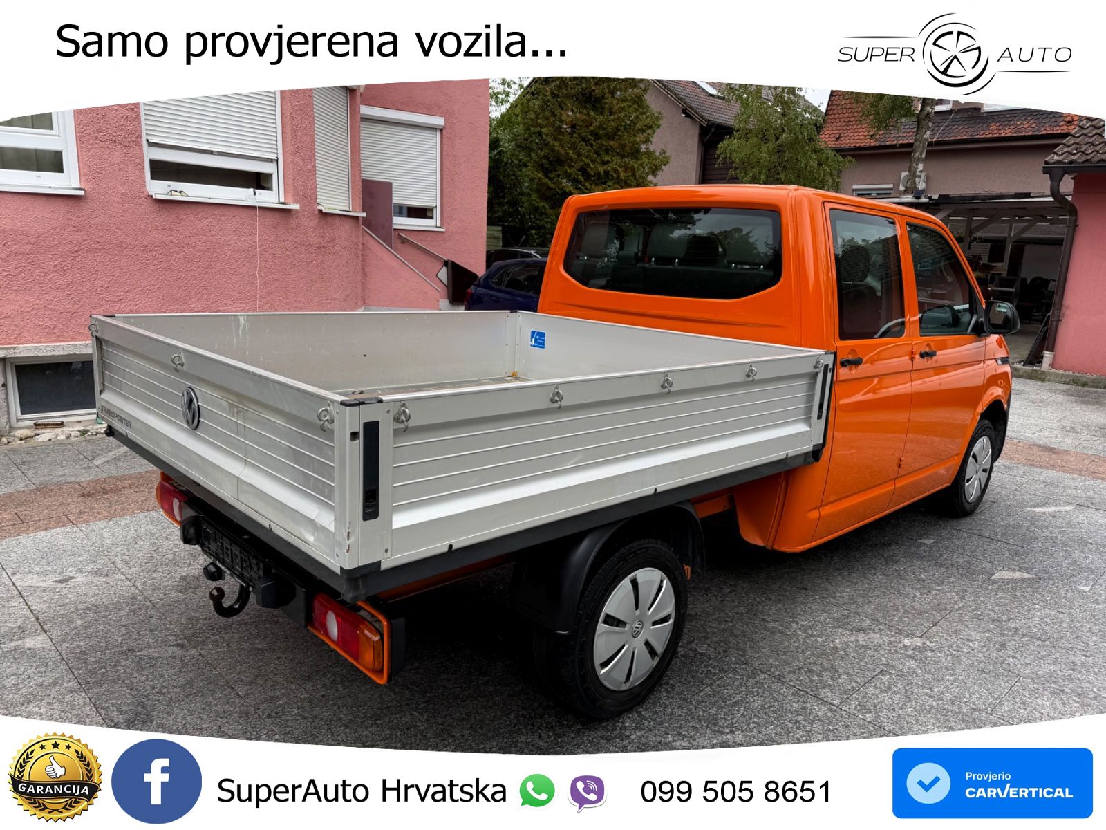 Volkswagen T6.1 Transporter 2.0 TDI DSG Pritsche Lang DoKa 150 KS