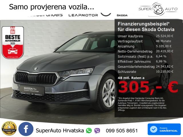 Škoda Octavia Combi 2.0 TDI (150 KS) DSG Selection LED+GR SJED+ACC
