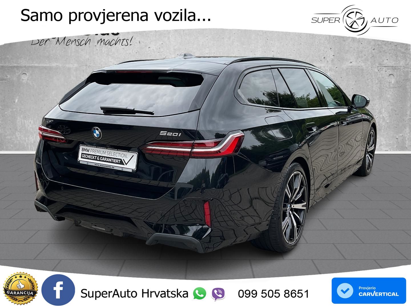 BMW 520i Touring (208 KS) Steptronic M Sport LED+GR SJED+ACC