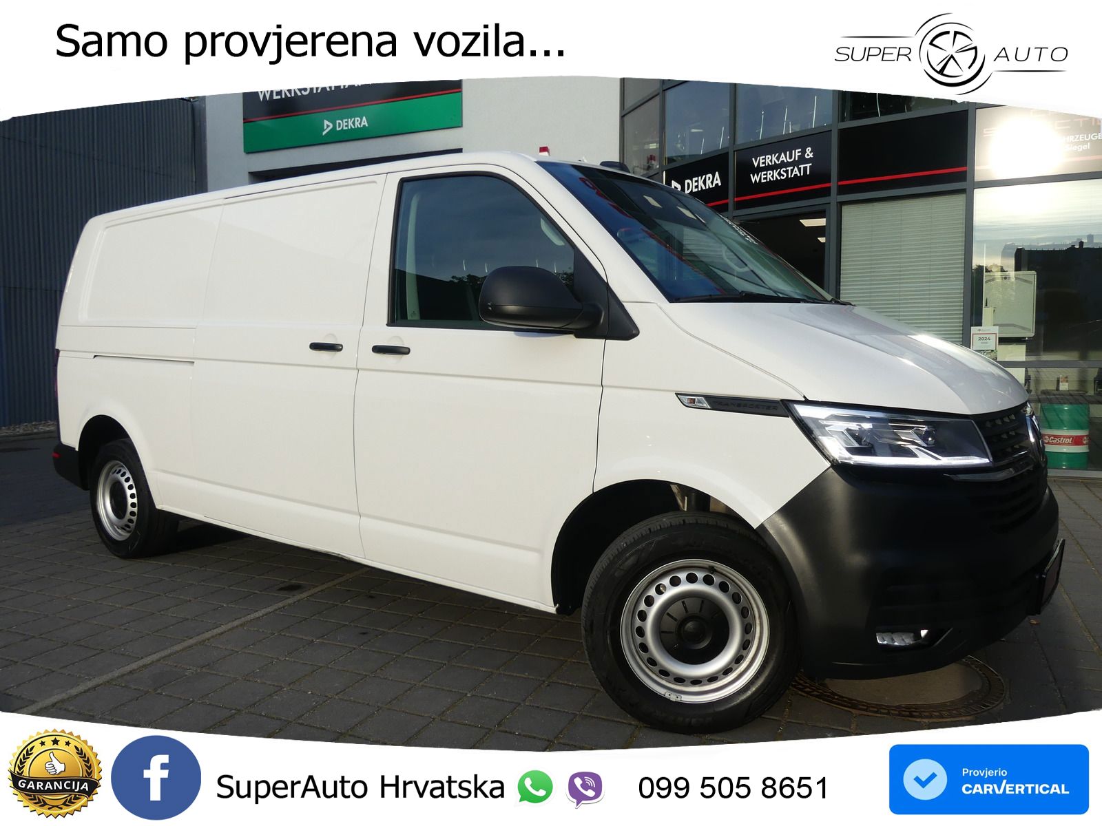 Volkswagen T6.1 Transporter 2.0 TDI Kasten Lang LED/AUT/STH 150 KS