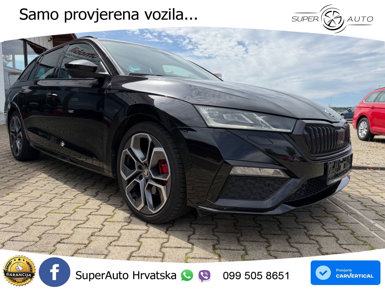Škoda Octavia Combi RS 2.0 TDI (200 KS) DSG LED+GR SJED+ACC