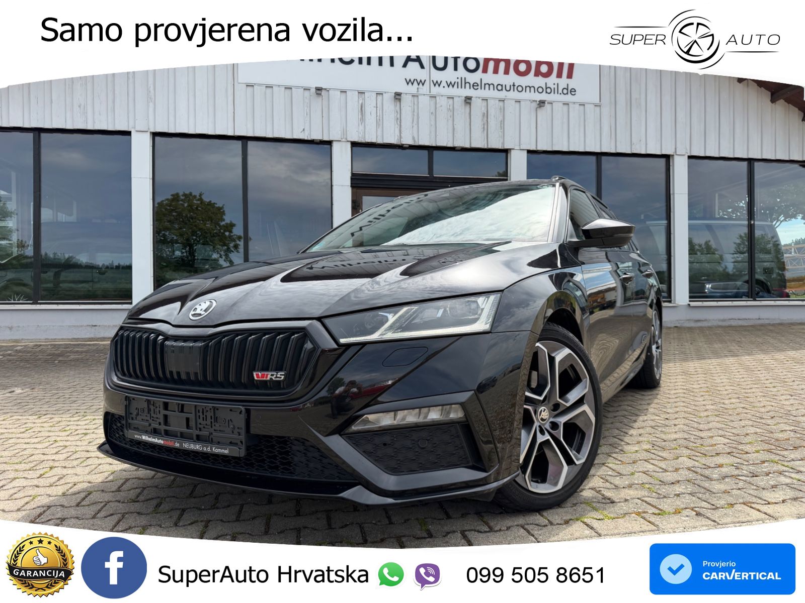 Škoda Octavia Combi RS 2.0 TDI (200 KS) DSG LED+GR SJED+ACC