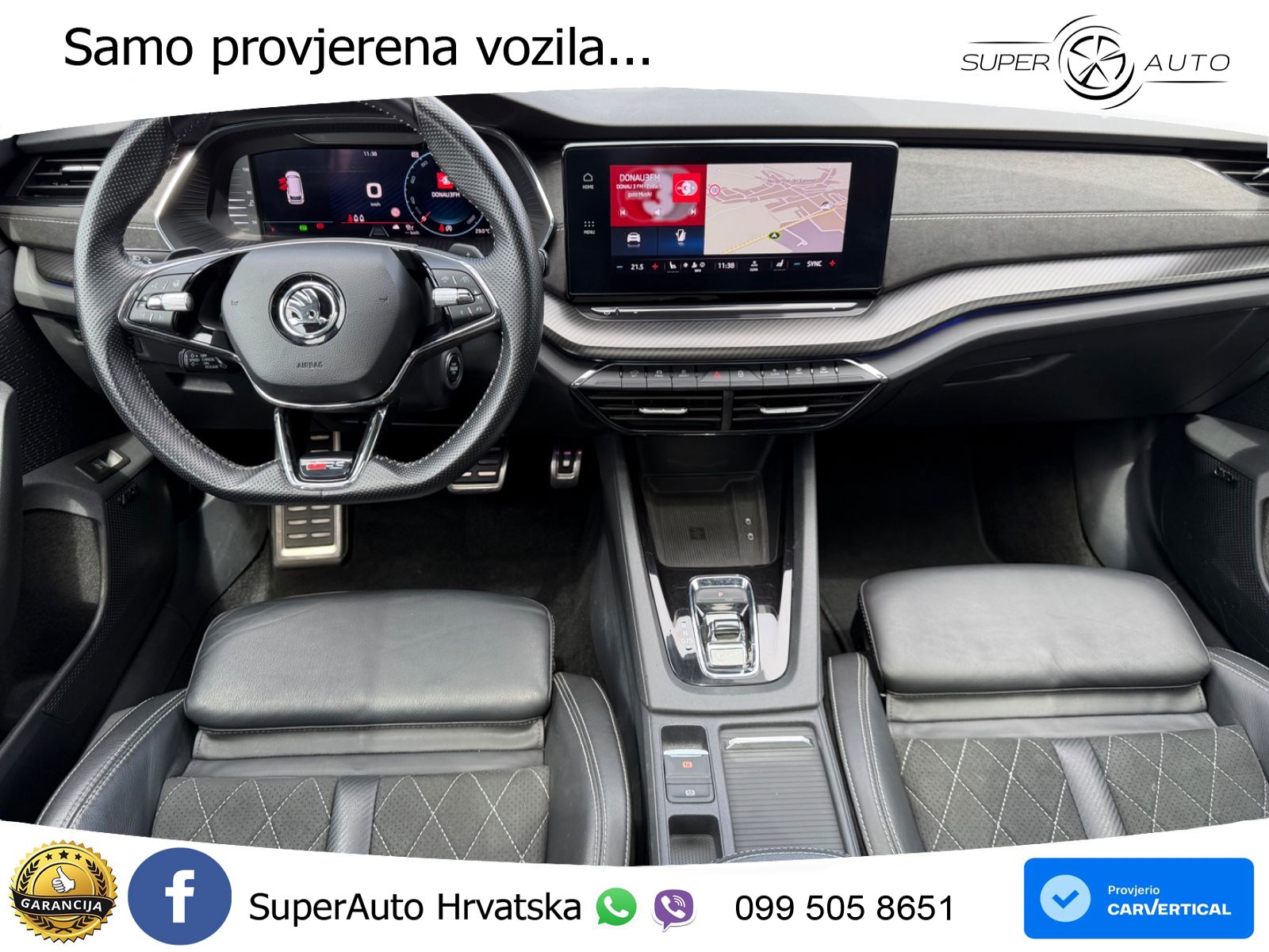 Škoda Octavia Combi RS 2.0 TDI (200 KS) DSG LED+GR SJED+ACC