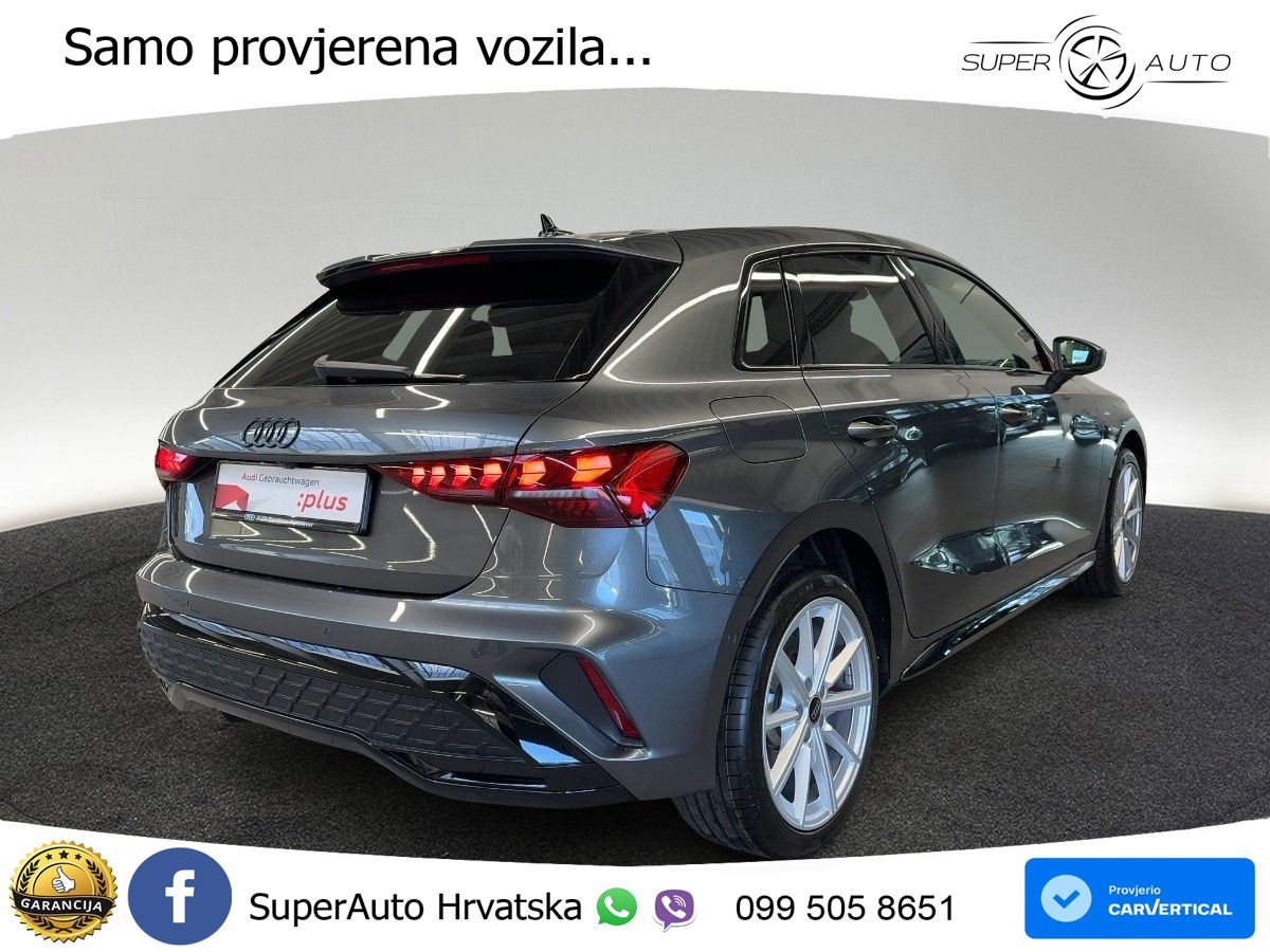 Audi A3 45 TFSIe (272 KS) S tronic S line MATRIX+GR SJED+KAM