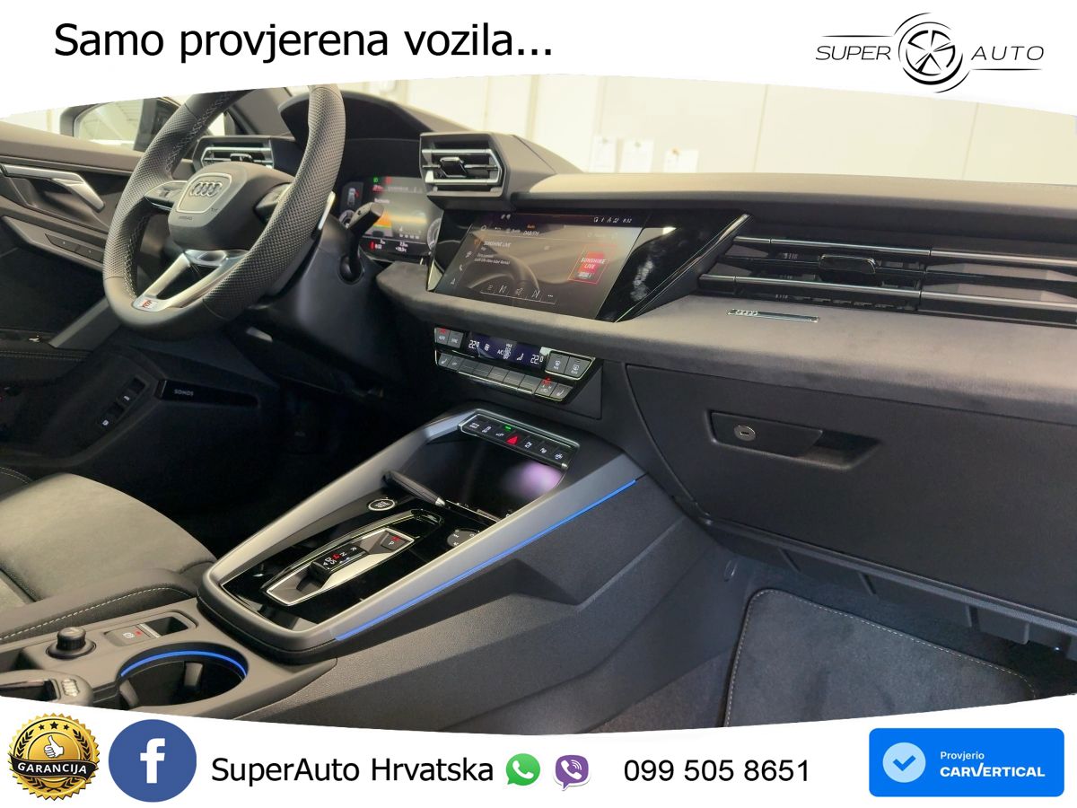 Audi A3 45 TFSIe (272 KS) S tronic S line MATRIX+GR SJED+KAM