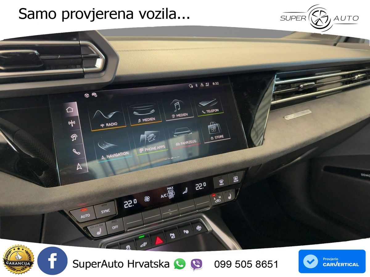 Audi A3 45 TFSIe (272 KS) S tronic S line MATRIX+GR SJED+KAM