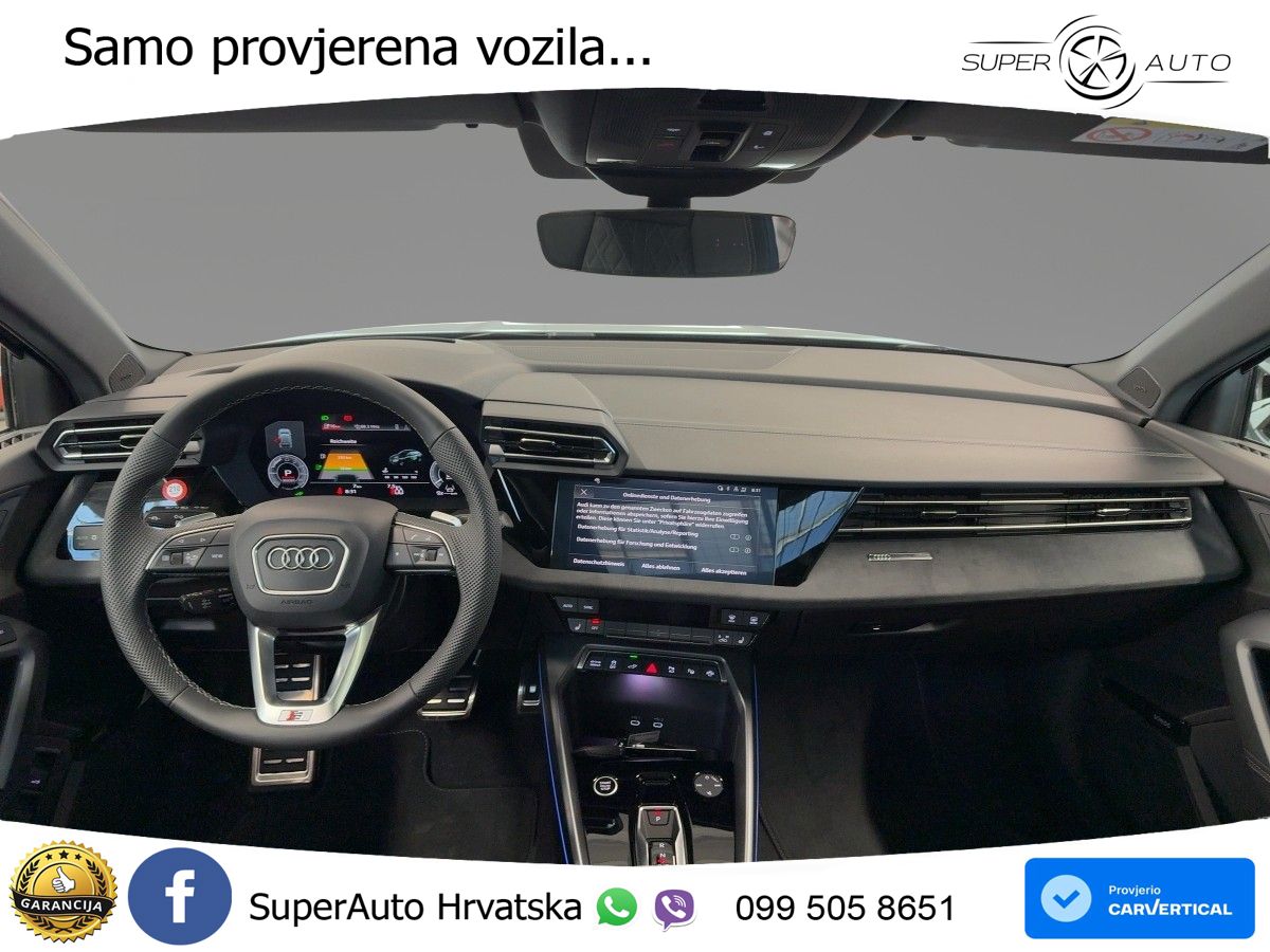 Audi A3 45 TFSIe (272 KS) S tronic S line MATRIX+GR SJED+KAM