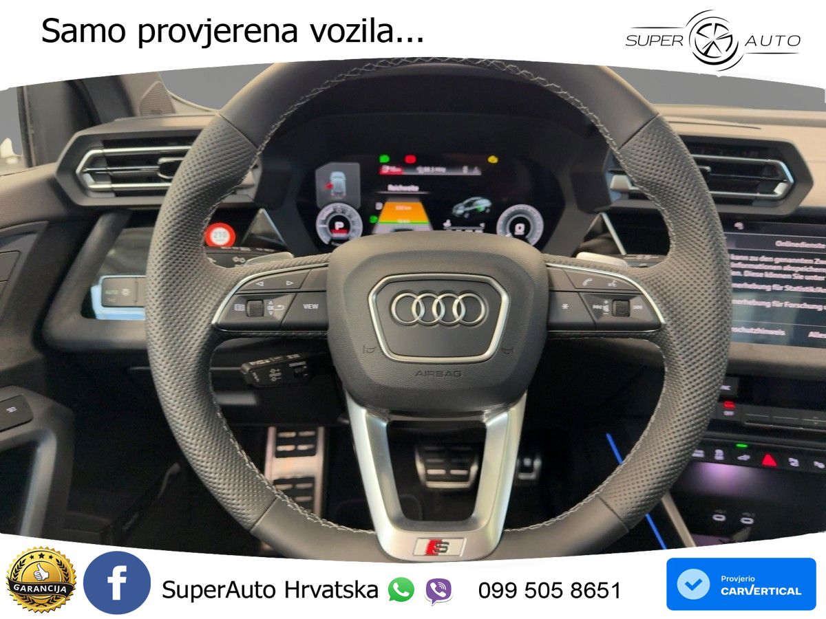 Audi A3 45 TFSIe (272 KS) S tronic S line MATRIX+GR SJED+KAM
