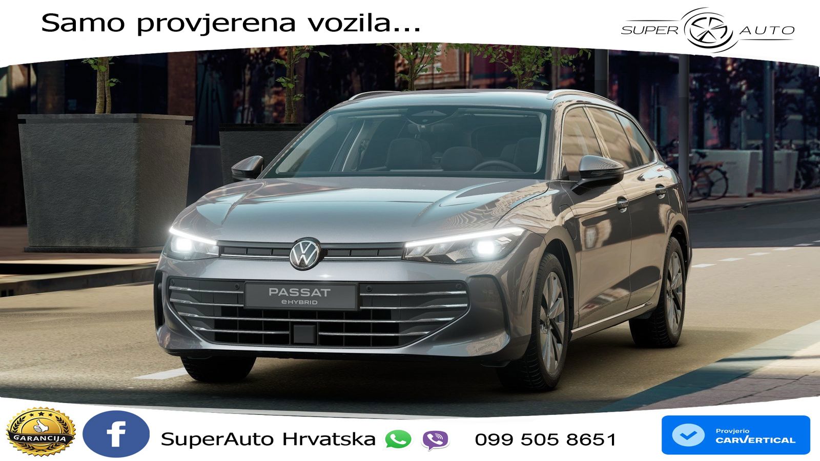 Volkswagen Passat Variant 1.5 TSI (204 KS) eHybrid DSG Business LED+GR SJED+ACC