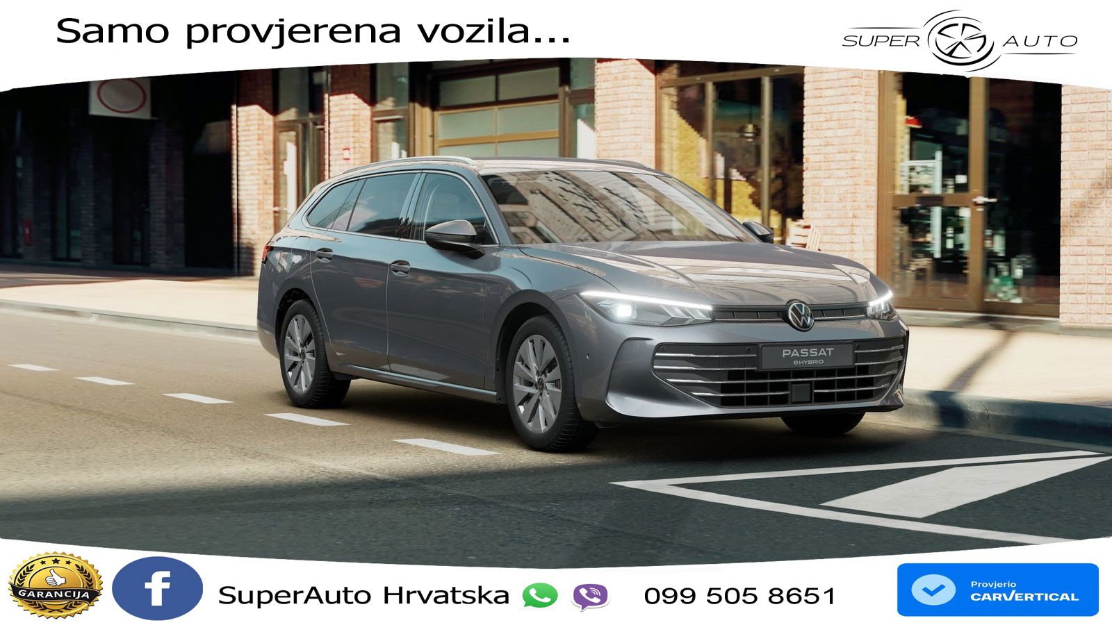 Volkswagen Passat Variant 1.5 TSI (204 KS) eHybrid DSG Business LED+GR SJED+ACC