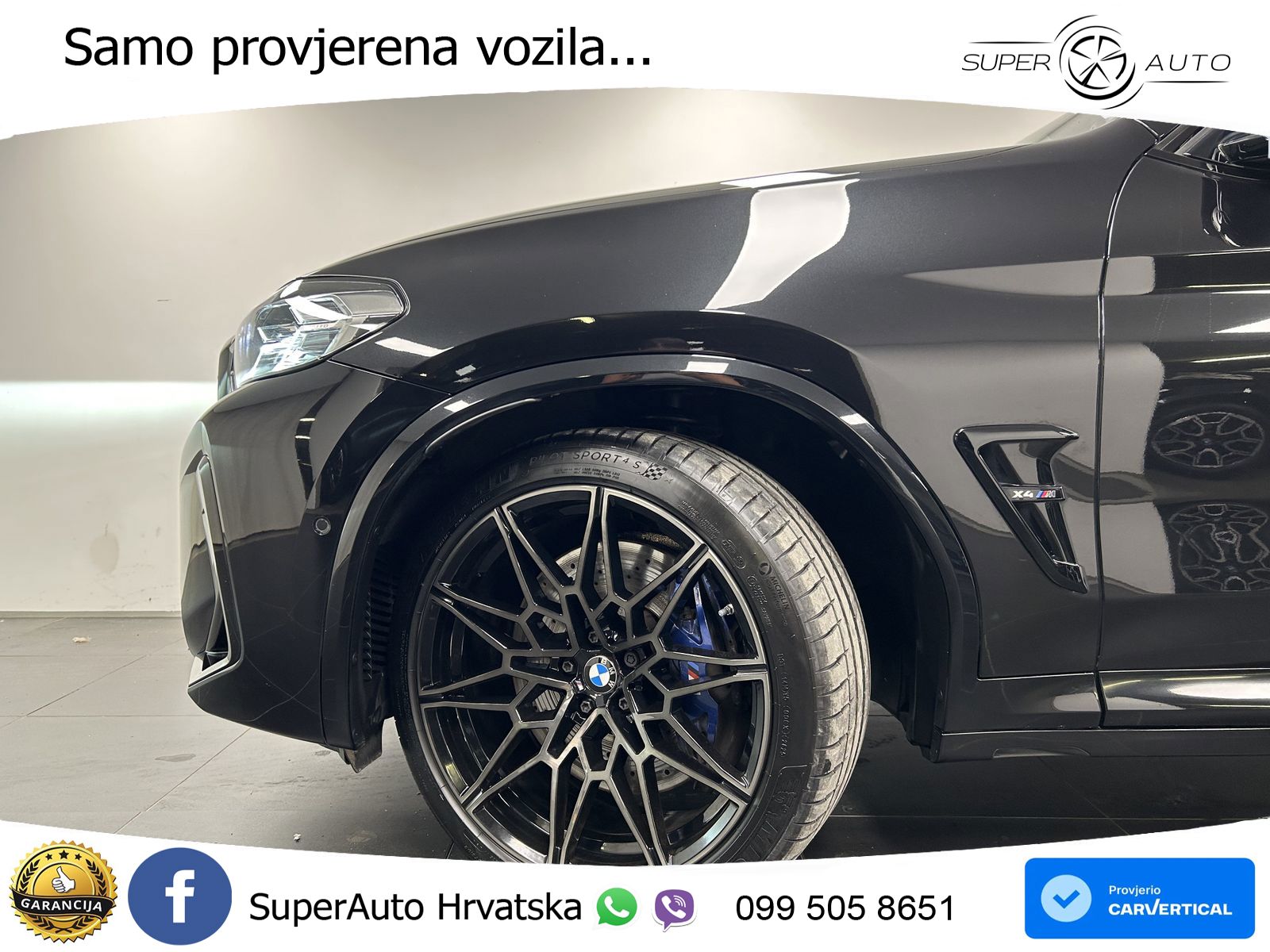 BMW X4 M Competition 3.0 (510 KS) xDrive Steptronic LED+GR SJED+ACC