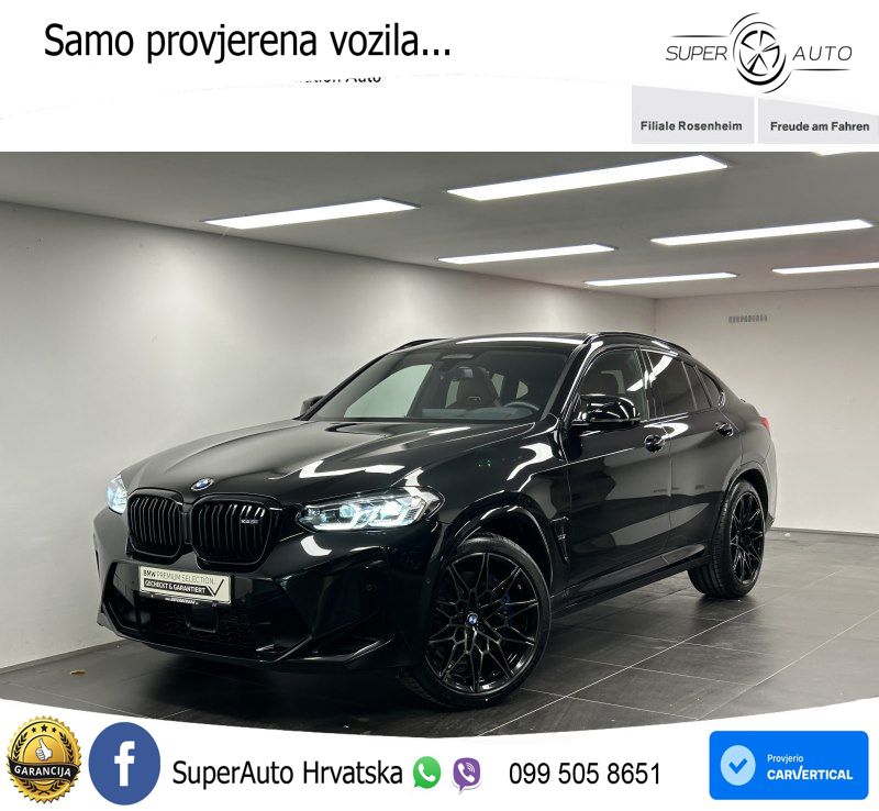 BMW X4 M Competition 3.0 (510 KS) xDrive Steptronic LED+GR SJED+ACC