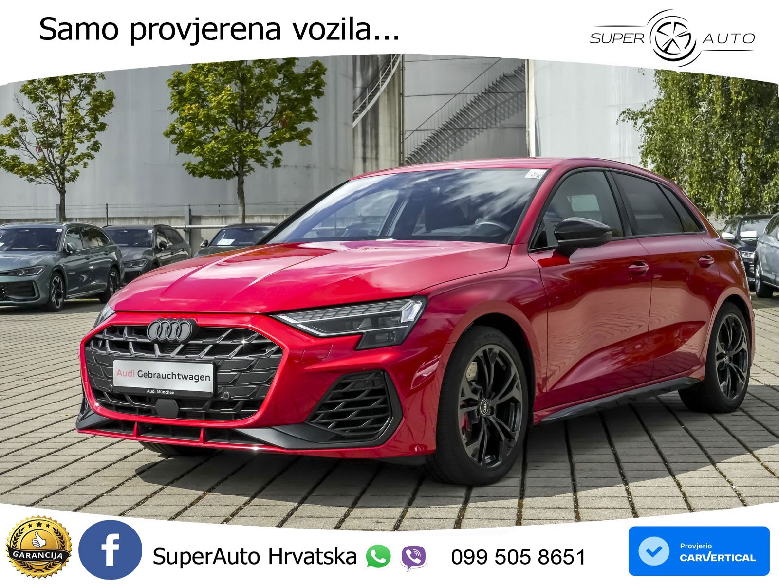 Audi S3 2.0 TFSI (333 KS) quattro S tronic MATRIX+GR SJED+KAM